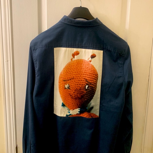 Supreme Navy Blue Workshirt - Picture 1 of 4